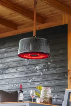 Sunred Smart Heater Moderna Artix Ultra Hanging 2000 - Grijs -Buiten koken Winkel 1900 1267 sunred smart heater moderna artix ultra hanging 2000 grijs 8