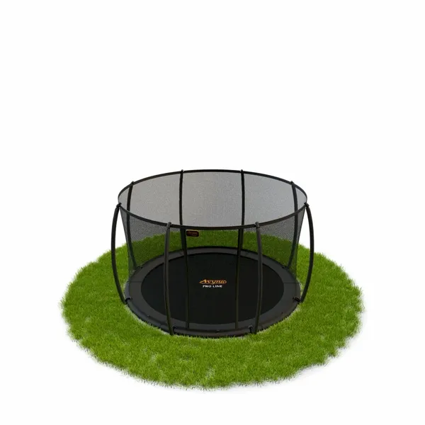 Avyna Pro-Line Flatground Trampoline - Ø430 Cm - Grijs 5 Avyna Pro-Line Flatground Trampoline - Ø430 Cm - Grijs - Afbeelding 5