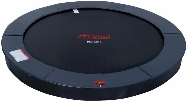 Avyna Pro-Line Flatground Trampoline - Ø430 Cm - Grijs 1 Avyna Pro-Line Flatground Trampoline - Ø430 Cm - Grijs