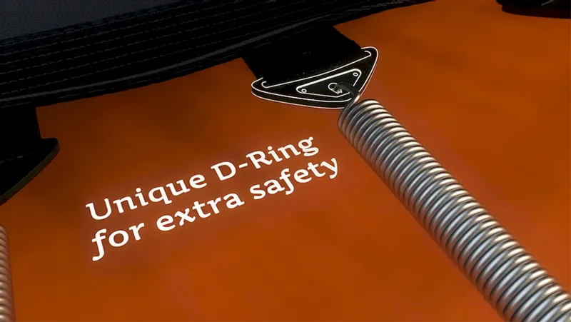 Avyna Pro-Line Flatground Trampoline - Ø430 Cm - Grijs 8 Avyna Pro-Line Flatground Trampoline - Ø430 Cm - Grijs - Afbeelding 8