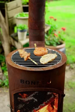 Bonfeu BonGiano LP Tuinhaard - Corten -Buiten koken Winkel 3002r 15 ambiance