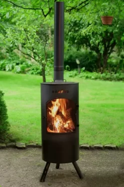 Bonfeu BonTino LP Tuinhaard - Zwart -Buiten koken Winkel 3501 13 ambiance