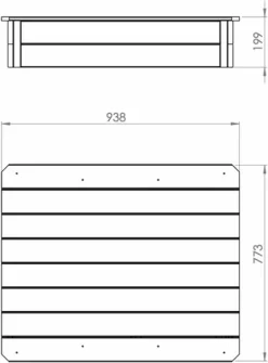 EXIT TOYS EXIT Aksent Houten Zandbak -Buiten koken Winkel 52.05.01.05 3