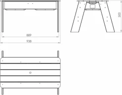 EXIT TOYS EXIT Aksent Zand- En Watertafel Met Parasol En Tuingereedschap -Buiten koken Winkel 52.05.05.45 1