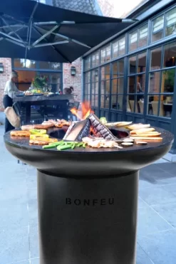 Bonfeu BonBiza Vuurschaal Bbq - Zwart -Buiten koken Winkel 8001 13 ambiance