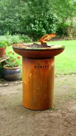 Bonfeu BonBiza Vuurschaal Bbq - Corten -Buiten koken Winkel 8001r 13 ambiance