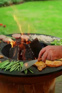 Bonfeu BonBiza Vuurschaal Bbq - Corten -Buiten koken Winkel 8001r 14 ambiance