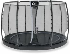 EXIT TOYS Exit Dynamic Flatground Trampoline Met Net - Ø 305 Cm - Zwart