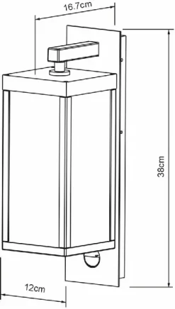 Lucide Clairette Led Wandlamp - Antraciet -Buiten koken Winkel 900 510 28861 10 30 technical drawing