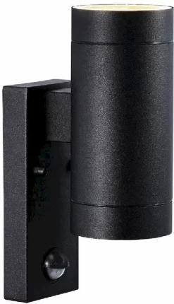 Nordlux Tin Maxi Duo Sensor GU10 Wandlamp Zwart