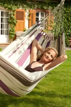 La Siesta Caribena 1 Persoons Hangmat - Purple -Buiten koken Winkel 900 600 cih14 7 caribe a purple cotton single classic hammock image 05