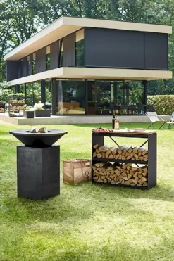 OFYR Wood Storage Black Dressoir -Buiten koken Winkel 900 600 wsd 001