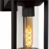 Lucide Cadix E27 Wandlamp - Zwart
