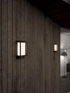 Nordlux Nestor Sensor Led Wandlamp Zwart -Buiten koken Winkel 900 675 5701581464988.3