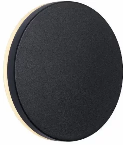 Nordlux Artego Rond Led Wandlamp Zwart