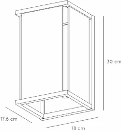 Lucide Claire E27 Wandlamp - Antraciet -Buiten koken Winkel 900 830 27883 01 30 technical drawing