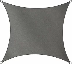Livin’outdoor Schaduwdoek Como Vierkant 3,6 M - Antraciet