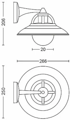Philips MyGarden Cormorant E27 Wandlamp - Zwart -Buiten koken Winkel 900 900 c215c9b88cfa4ae4ae0fa9d000dcf2bc