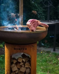 Bonfeu BonBiza Open Vuurschaal Bbq - Corten -Buiten koken Winkel dsc4891