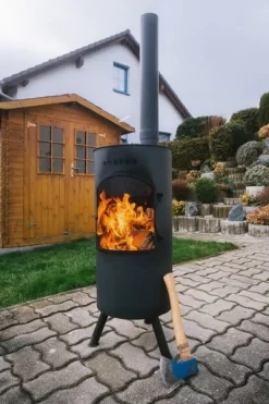 Bonfeu BonTino LP Tuinhaard - Zwart -Buiten koken Winkel dscf0473