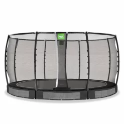 EXIT TOYS Exit Allure Premium InGround Trampoline - Ø 427cm - Zwart
