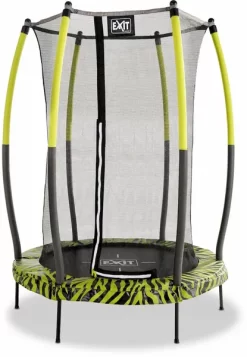 EXIT TOYS Exit Tiggy Junior 140 Cm Trampoline Met Net - Zwart/groen