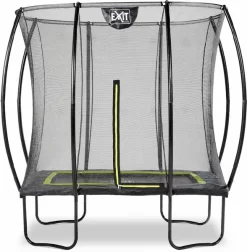 EXIT TOYS Exit Silhouette Trampoline Met Net - 214 X 153 Cm - Zwart