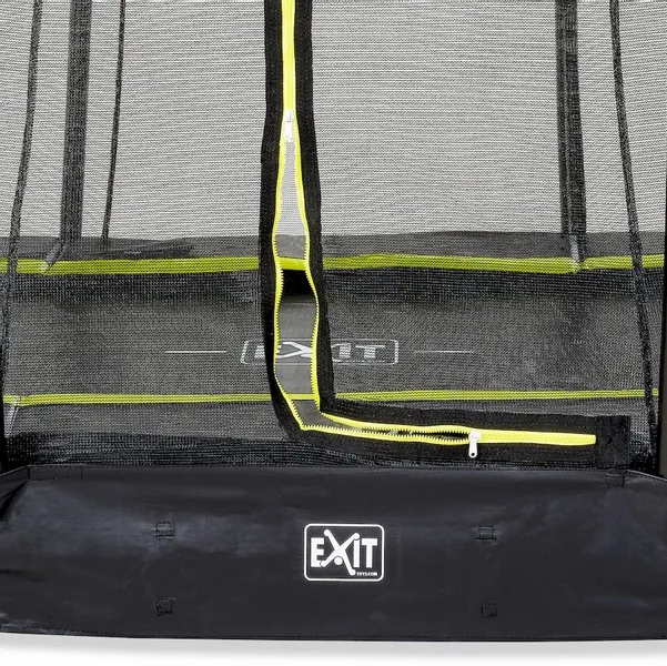 EXIT TOYS Exit Silhouette InGround Trampoline Met Net - 214 X 153 Cm - Zwart 7 EXIT TOYS Exit Silhouette InGround Trampoline Met Net - 214 X 153 Cm - Zwart - Afbeelding 7
