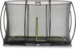 EXIT TOYS Exit Silhouette InGround Trampoline Met Net - 366 X 244 Cm - Zwart