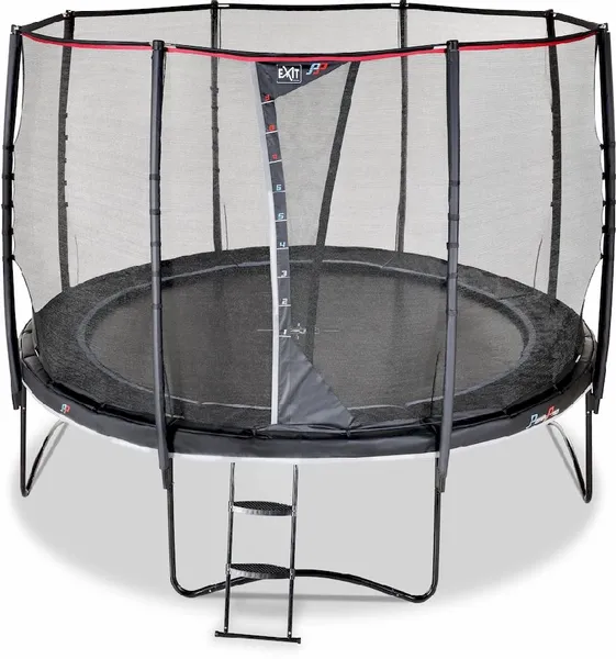 EXIT TOYS Exit PeakPro Trampoline Met Net En Ladder - Ø 305 Cm - Zwart - Afbeelding 2