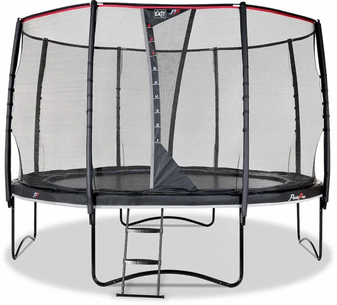 EXIT TOYS Exit PeakPro Trampoline Met Net En Ladder - Ø 366 Cm - Zwart