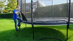 EXIT TOYS Exit PeakPro Trampoline Met Net En Ladder - Ø 427 Cm - Zwart -Buiten koken Winkel exit peakpro trampoline met net en ladder 427 cm zwart 4