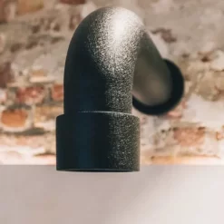 JEE-O Soho Buitendouchekop Muurbevestiging - Matzwart RVS -Buiten koken Winkel jee o buitendouchekop matzwart