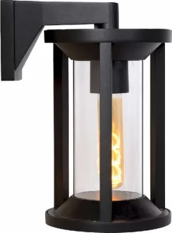 Lucide Cadix E27 Wandlamp - Zwart 11 Lucide Cadix E27 Wandlamp - Zwart -Buiten koken Winkel lucide cadix e27 wandlamp zwart 2