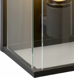 Lucide Claire E27 Wandlamp - Antraciet -Buiten koken Winkel lucide claire e27 wandlamp antraciet 3