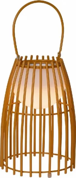 Lucide Fjara Led Tafellamp - Bruin