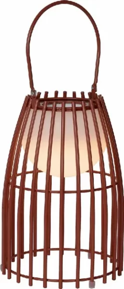 Lucide Fjara Led Tafellamp - Roestbruin