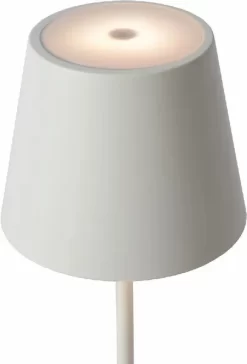 Lucide Justin Led Tafellamp - Wit -Buiten koken Winkel lucide justin led tafellamp wit 9