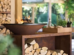 OFYR Island Corten 100 Teak Wood -Buiten koken Winkel ofyr6 3