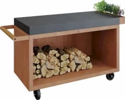 OFYR Mise En Place Table 135 PRO Corten - Ceramic Dark Grey