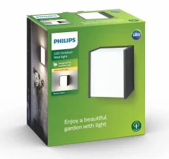 Philips MyGarden Macaw Led Wandlamp - Zwart -Buiten koken Winkel philips macaw led wandlamp verpakking
