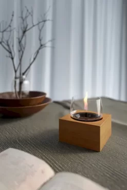 Tenderflame Poppy 14 Tafelhaard - Naturel -Buiten koken Winkel poppy 14 oak natural sfeer op maat 3 1