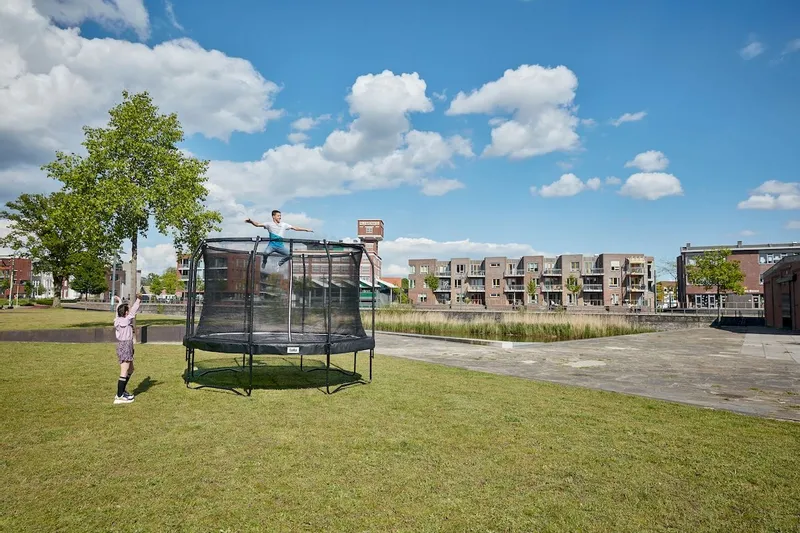 Salta Premium Black Edition Trampoline - ⌀ 396 Cm - Zwart - Afbeelding 9