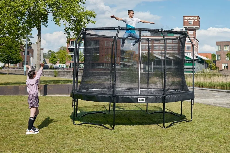 Salta Premium Black Edition Trampoline - ⌀ 457 Cm - Zwart - Afbeelding 8