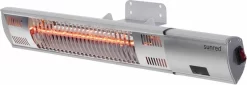 Sunred Heater Royal Diamond Wall 2000 Terrasverwarmer - Grijs -Buiten koken Winkel sunred heater royal diamond silver wall 2000 terrasverwarmer 4
